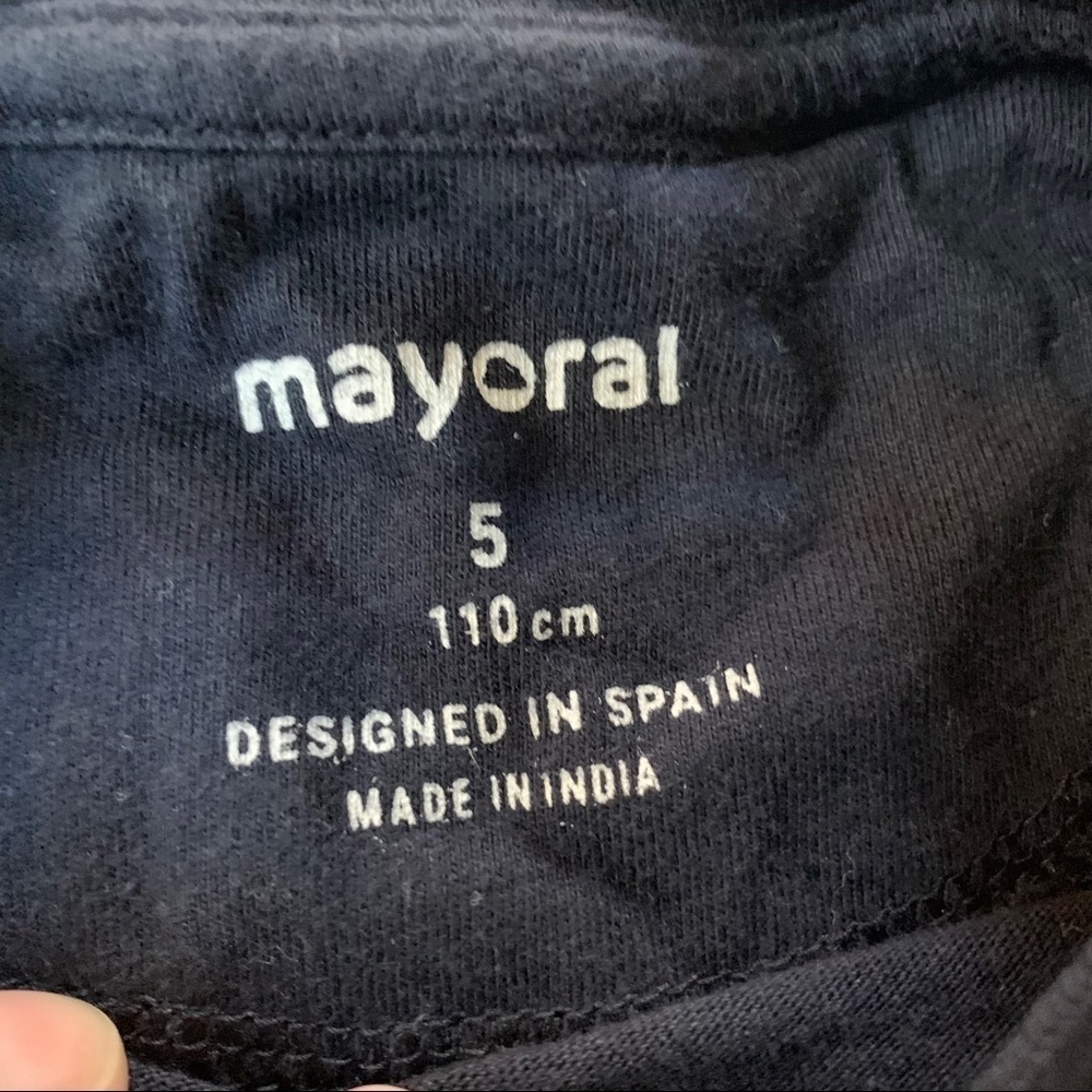 Mayoral Navy Graphic Long Sleeve T-shirt Boys 5 - Picture 3 of 5